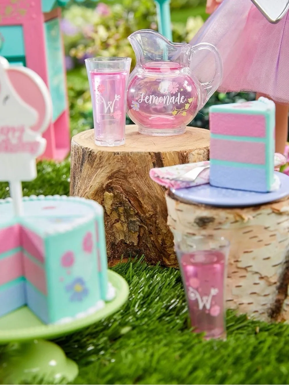 American Girl -  Wellie Wisher Happy Birthday Play Cake Set -Unicorn